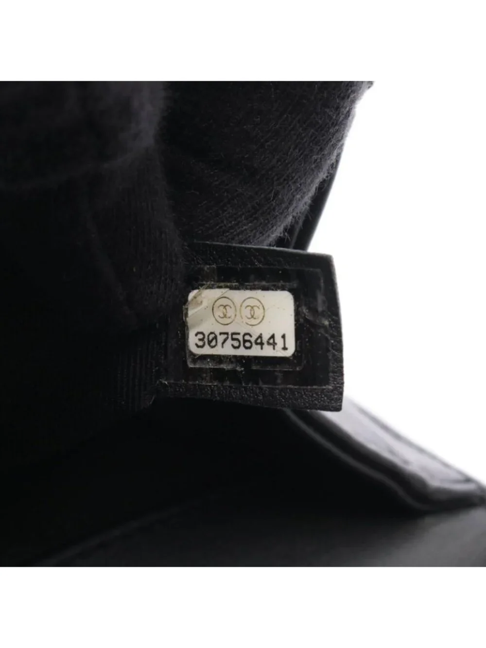 Chanel Shoulder Bag Boy Black Lambskin Boy Chain